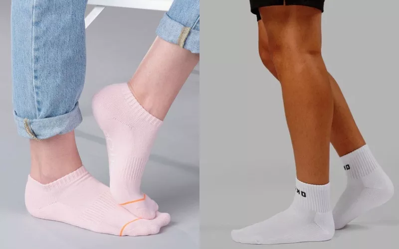 Ankle socks vs Quarter Socks