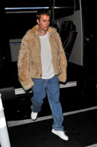 Justine Beiber Wearing Nike Air Force 1