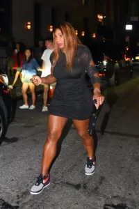 Serena Williams wearing Nike Air Force 1